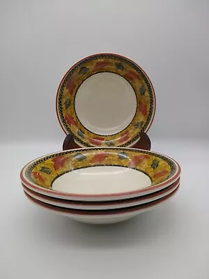 Buy Vintage Staffordshire Tableware Savannah Cereal Bowls X 4 *Cutlery Marks • 14.99£