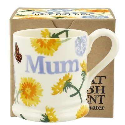 Buy EMMA BRIDGEWATER “Wildflowers Dandelion” Mum ~Half Pint Mug Gift Boxed NEW • 22.95£