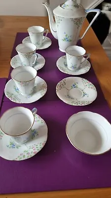Buy Grafton China Duo Tea Cup And Saucer Set  6305 Handpainted • 55£