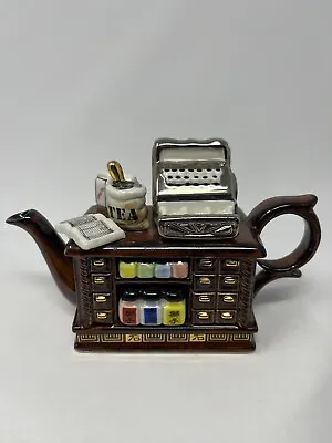 Buy Paul Cardew Miniature Chinese Tea Shop Cash Register Teapot Made In England Vtg • 48.16£