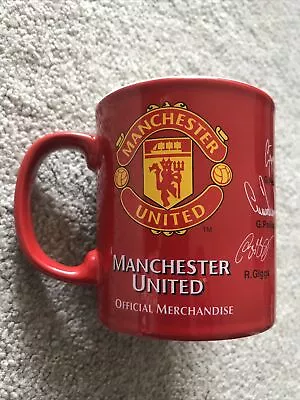 Buy Staffordshire Tableware Mug Manchester United 1990’s Offical Merch Signed • 17.99£