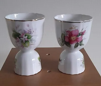 Buy Royal Adderley Canadian Provincial Flowers Eggcup / Small Flower Vase, VGC • 8£