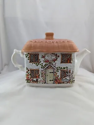 Buy Sadler Teapot Ye Olde Ivy Cottage Porcelain With Lid Made In England Vintage  • 29.99£