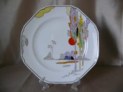Buy Tams Ware : Woodland : Single Medium Octagonal Plate : Art Deco • 22.50£