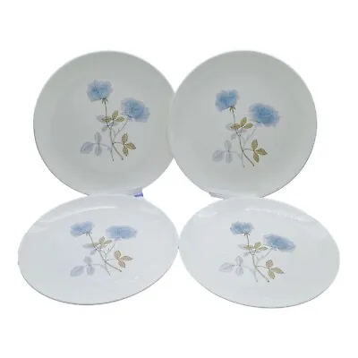Buy Wedgwood Ice Rose R4306 Pattern 9 Inch Luncheon Plates X4 Please See Description • 15.99£