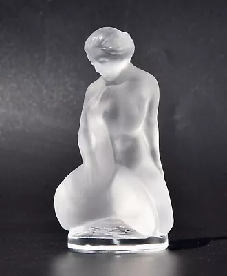 Buy Lalique LEDA AND THE SWAN Sculpture Paperweight - Leda & Zeus • 106.72£
