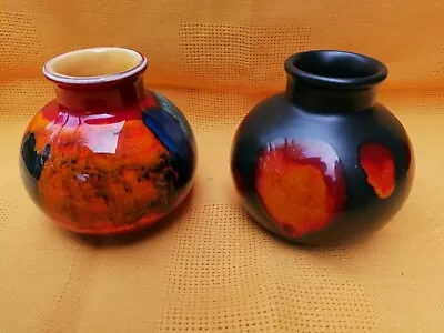 Buy Two Small Poole Pottery Vases • 23.10£