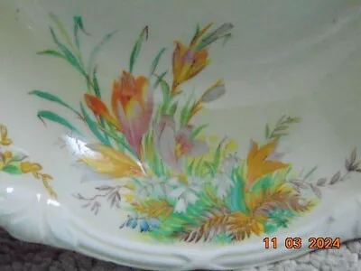 Buy Grindley,  Tunstall.   The Lady Mary  . Decorative Fruit Bowl.  Perfect • 5£