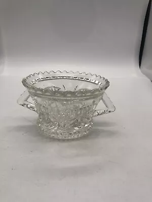 Buy Vintage Green Art Sugar Bowl With Crackle Surface • 4.99£