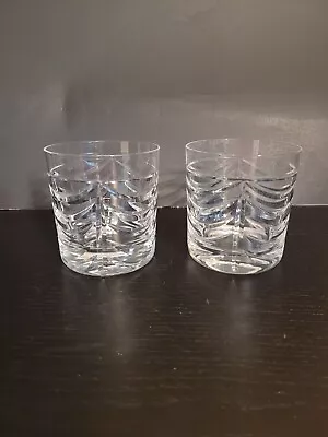 Buy 2  Brierley Lead Crystal Whiskey Glass Swag Pattern 3 1/2 M Marked Brierley • 71.26£