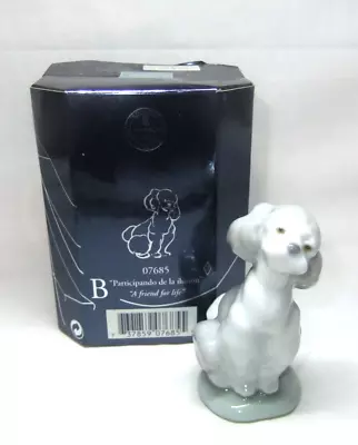 Buy Lladro Dog Poodle Figurine Spanish Porcelain Spain A Friend For Life 07685 Boxed • 19.99£