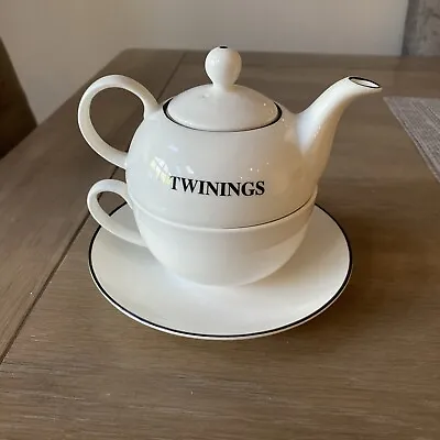 Buy Twinings Fine Bone China 2-in-1 Teapot, Cup And Saucer  • 14.99£