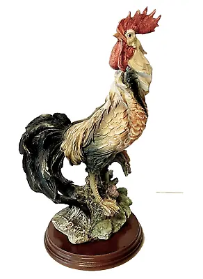 Buy Arnart Imports Rooster Sculpture, 13.75  Tall, Dello Stile Capodimonte, Vintage • 43.39£