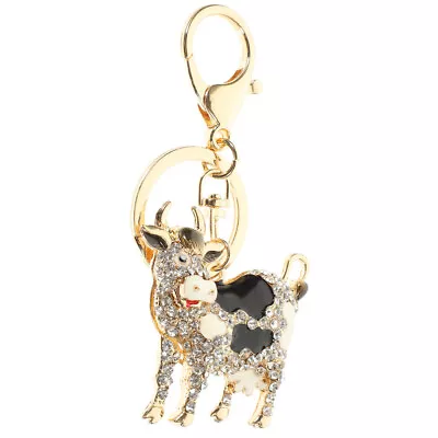 Buy  Keychain Ornament Bull Spring Festival Animal Bag Pendant Miss Rhinestones • 8.29£