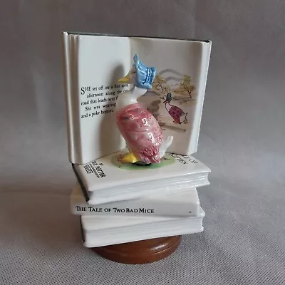 Buy Vintage Schmid Beatrix Potter Jemima Puddle Duck Music Box Musical Figure • 6.99£