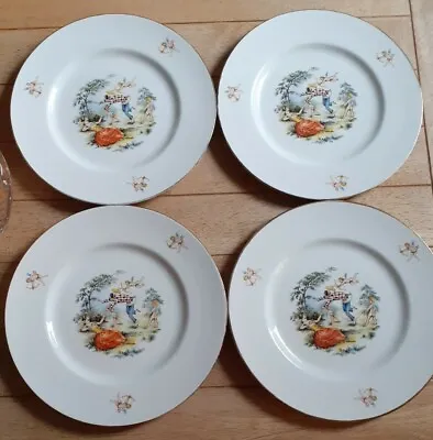 Buy Maddock Harlequin 4 X Dinner Plates, Side Plates, 2 X Cups And Saucers GC Rare  • 12£