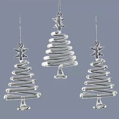 Buy Premier Christmas Tree Glass Decorations - Choose Design • 5.89£