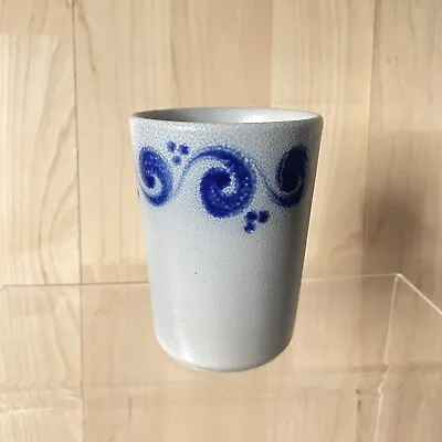 Buy Goebel Blue Grey Salt Glaze Mug /Cup Ceramic Stoneware Pottery F151 • 9.97£