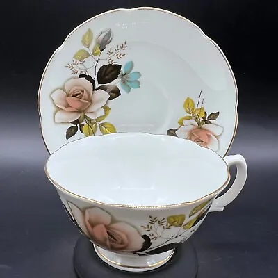 Buy Royal Grafton Fine Bone China White Rose Floral Tea Cup & Saucer Set England • 9.49£