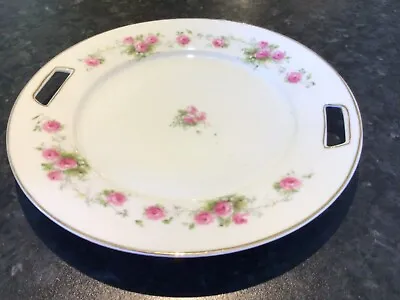 Buy Vintage Bavarian China Plate Pink Roses • 6£