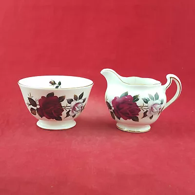 Buy Colclough Ridgway Floral Pattern - Milk & Sugar Pots (cracked) - OP 3280 • 15£