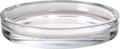 Buy 1-10 Glass Round Candle Holder Plates Cup Mat Plate 11cm Coaster Pillar Church • 4.95£