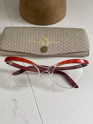 Buy Fabulous Red Lucite 1940s/50s Prescription Glasses In Original Case • 50£