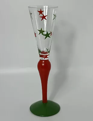 Buy Orrefors Sweden Anne Nilsson Clown CORDIAL Glass Signed Stars Holiday Christmas • 109.86£