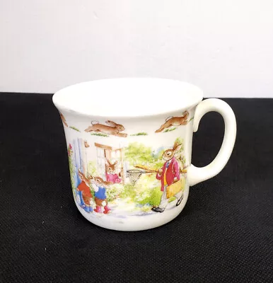 Buy Vintage Royal Doulton Bunnykins Fine Bone China Cup Fishing With The Family 1988 • 9.49£
