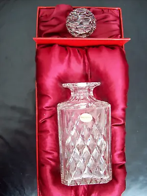 Buy Royal Brierley Crystal Windsor Spirits Whisky Decanter Signed & Boxed • 32.99£