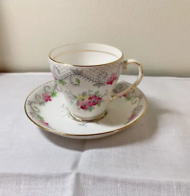 Buy Grafton China Made In England Stratford #6597 Deimtasse Cup And Saucer A.B.J. • 14.20£