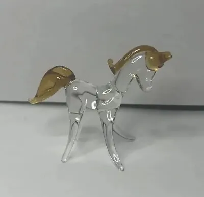 Buy Vintage Murano Glass Animal Horse Ornament • 12£