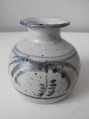 Buy Aller Pottery Studio Bryan Newman Somerset Stoneware Brush & Ash Glazed Vase • 16£