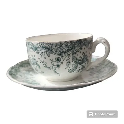 Buy Antique John Maddock & Sons Royal Vitreous England 'Indian Tree' Cup & Saucer • 55.82£
