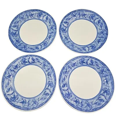Buy Churchill Staffordshire England Blue Cornflower 10 3/8” Dinner Plates – Set Of 4 • 28.33£
