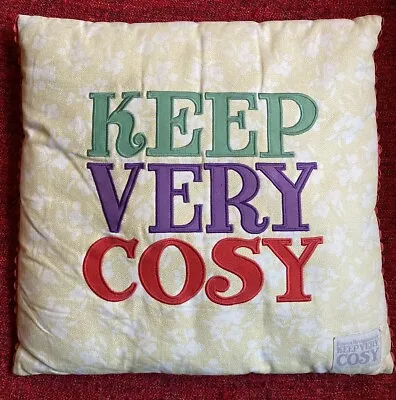 Buy Emma Bridgewater Keep Very Cosy Cushion Cover Rare • 13£