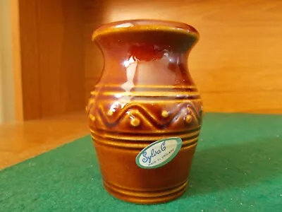 Buy Small Brown Sylvac Vase Good Condition  • 3£