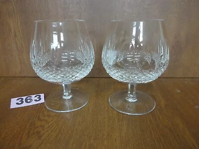 Buy 2 X Large Waterford COLLEEN Brandy Glasses • 29.95£