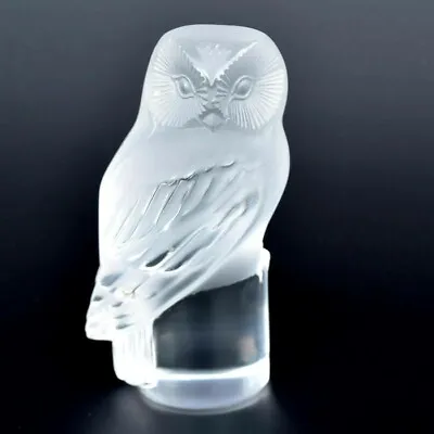 Buy Lalique - Chouette  Crystal Owl   New Condition  Boxed -beautiful • 200£