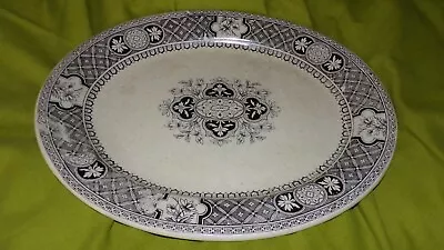 Buy Rare Irish Belleek Pottery 'Ulster' Earthenware Oval Platter Plate Black Mark • 128£