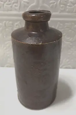 Buy Antique Doulton & Lambeth Salt Glazed Stoneware Ink Bottle, 1870-1890's, England • 22.75£