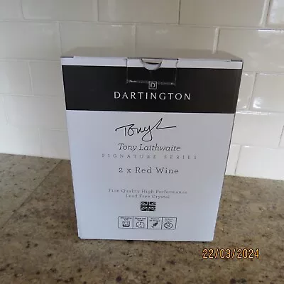 Buy Dartington Crystal Tony Laithwaite Red Wine Glasses - 2 Pack • 20£