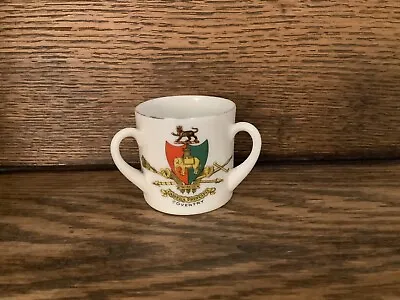Buy Antique Crested China Model Of A Loving Cup By Clifton China - Coventry Crest • 10£