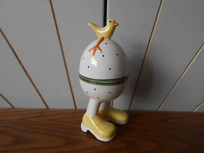Buy EASTER EGG WITH CHICK Walking Ware Egg Cup CARLTON WARE Lustre Pottery 1980 • 64.99£