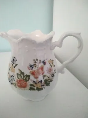 Buy Aynsley Bone China Cottage Garden 4   Embossed Jug, Unboxed, Made In England,  • 8£