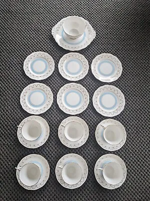 Buy Antique Roslyn China Tea Set Cake Plates & Sugar Bowl. Made In England  • 55£