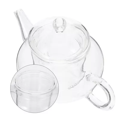 Buy Glass Teapot With Infuser - Stovetop Tea Kettle - Clear 13oz Tea Set • 10.78£