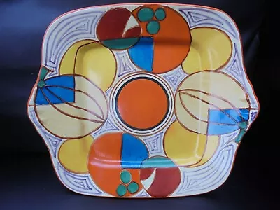 Buy A Clarice Cliff Sandwich Plate In MELONS Pattern • 320£