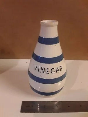 Buy Vintage Blue White Stripe Staffordshire Chef Ware Vinegar Bottle D • 16.99£