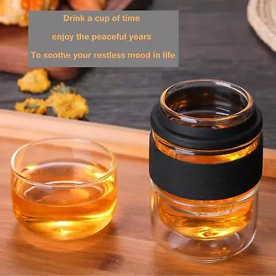 Buy Glass Travel Tea Set Portable Teapot Teacup Heat-resistant For Travel Gifts • 9.94£